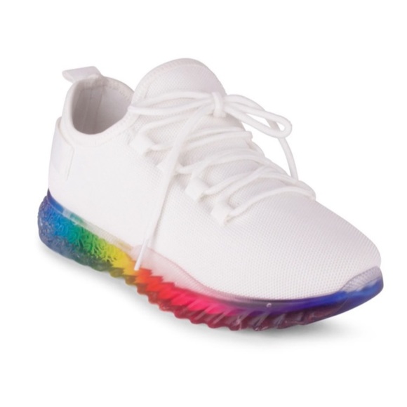 Wanted | Shoes | Wanted Infinity White Lace Up Sneaker With Multi ...